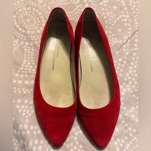 Ecco Women's Vibrant Red Flats